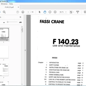 Fassi Crane F 140.23 Use & Maintenance Manual - PDF Download