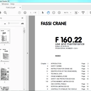 Fassi Crane F 160.22 Use and Maintenance Manual (1241) - PDF Download