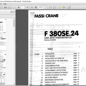 Fassi Crane F 380SE.24 Use and Maintenance Manual - PDF DOWNLOAD