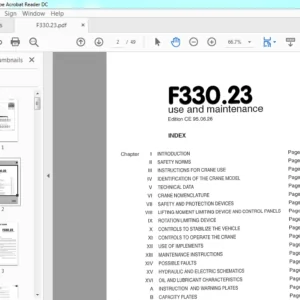 Fassi Crane F330.23 Use & Maintenance Manual - PDF DOWNLOAD