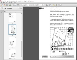 Fassi F600 Hydraulic and Electric Schematics Manual - PDF DOWNLOAD