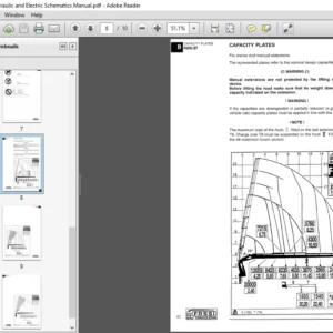Fassi F600 Hydraulic and Electric Schematics Manual - PDF DOWNLOAD