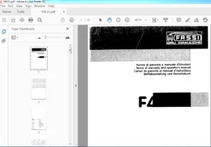 Fassi GRU IDRAULICHE F 40 Operators Manual - PDF DOWNLOAD