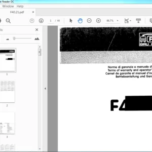 Fassi GRU IDRAULICHE F 40 Operators Manual - PDF DOWNLOAD