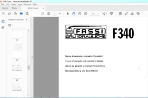 Fassi GRU IDRAULICHE F340 Operator's Manual - PDF DOWNLOAD
