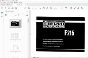 Fassi Gru Idrauliche F 215 Operator's Manual - PDF DOWNLOAD