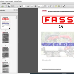 Fassi crane installation instructions Manual - PDF DOWNLOAD