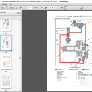 Ford 455 555 655 555c 655c Loader Backhoe Tractor Service Repair Manual - PDF DOWNLOAD