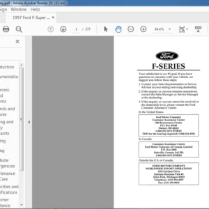 Ford F-Series Service Repair Manual - PDF DOWNLOAD