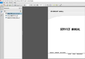 Great Wall Safe Sing Pegasus Shop Manual 2006-2013 - PDF DOWNLOAD