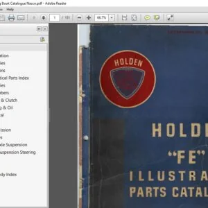 Holden Fe Illustrated Parts Catalog Manual - PDF DOWNLOAD