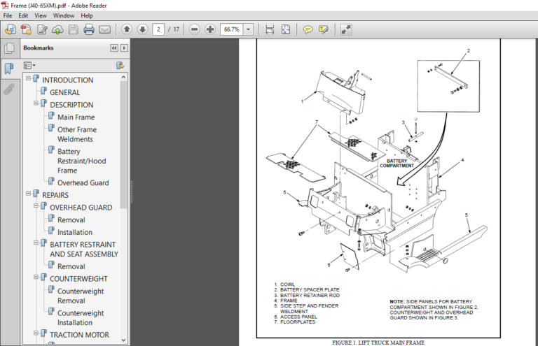 Hyster E45 65XM service manual - PDF DOWNLOAD - HeyDownloads - Manual ...