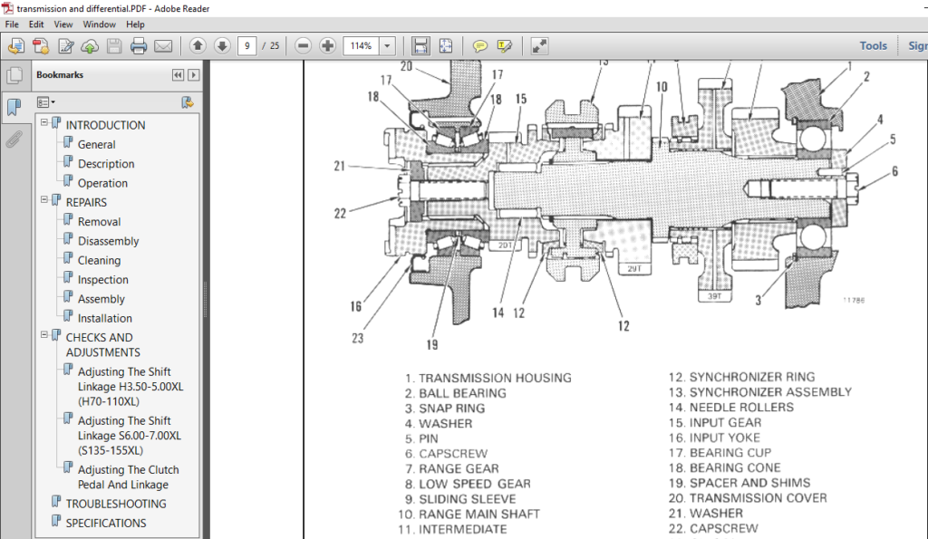 Hyster Forklift H70XL H110XLF005 service manual  PDF DOWNLOAD ~ HeyDownloads  Manual Downloads