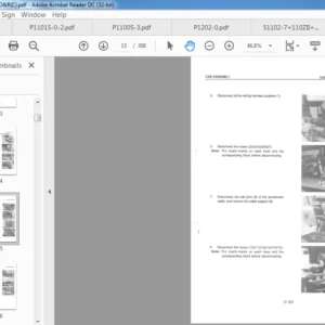 Kawasaki Wheel Loader 110z2 Service Manual & Parts Manual - PDF DOWNLOAD