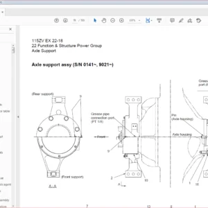 Kawasaki Wheel Loader 115ZV Circuit Diagram + Workshop Manual + Parts Catalog Manual