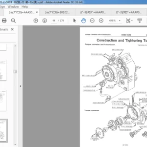 Kawasaki Wheel Loader 60Z3 Workshop Manual + Parts Manual + Circuit Diagram - PDF DOWNLOAD