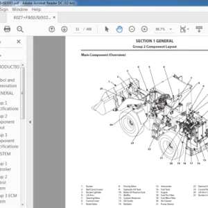 Kawasaki Wheel Loader 60Z7 Service manual + Parts manual + Wiring diagrams + Troubleshooting manual - PDF DOWNLOAD