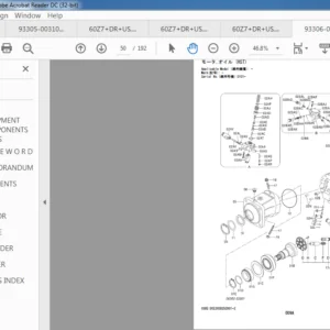 Kawasaki Wheel Loader 62Z7 Service manual + Parts manual + Wiring diagrams + Troubleshooting manual - PDF DOWNLOAD