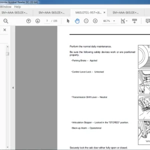 Kawasaki Wheel Loader 65ZIV Parts Catalog Manual + Workshop Manual - PDF DOWNLOAD