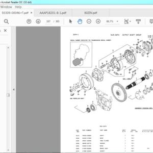 Kawasaki Wheel Loader 80ZIV Parts Catalog Manual + Workshop Manual - PDF DOWNLOAD