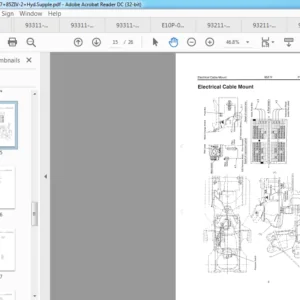 Kawasaki Wheel Loader 85ZIV 2 Operational & Service + Parts Catalog Manual