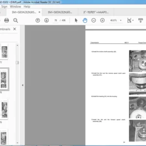 Kawasaki Wheel Loader 85ZIV Parts Catalog Manual + Workshop Manual - PDF DOWNLOAD