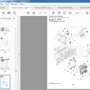 Kawasaki WheelLoader 9092Z7 Service manual + Parts manual + Wiring diagrams + Troubleshooting manual - PDF DOWNLOAD