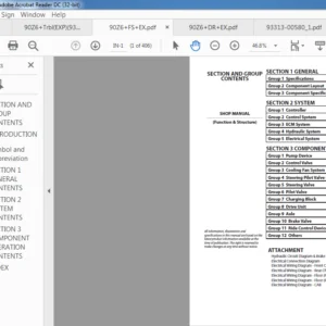 Kawasaki Wheel Loader 90Z6 Service manual + Parts manual + Wiring diagrams + Troubleshooting manual - PDF DOWNLOAD