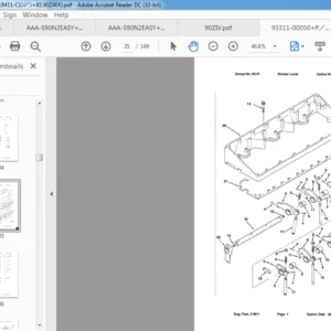 Kawasaki Wheel Loader 90ZIV Parts Catalog Manual + Workshop Manual - PDF DOWNLOAD