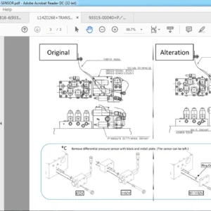 Kawasaki Wheel Loader 95ZIV 2 Operational & Service + Parts Catalog Manual