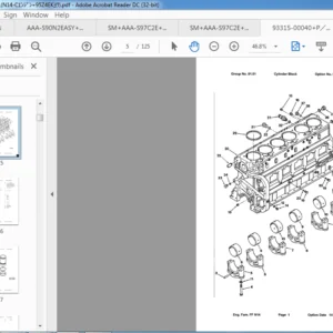 Kawasaki Wheel Loader 95ZIV Parts Catalog Manual + Workshop Manual - PDF DOWNLOAD