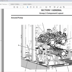 Kawasaki Wheel Loader EX2600 7 Operational & Service Manual & Parts Manual