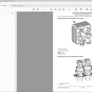Kawasaki Wheel Loader ZX690 7 Operational & Service Manual & Parts Manual