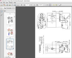 Kubota N3.21 Engine Base Workshop Manual - PDF DOWNLOAD