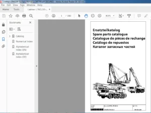 Liebherr LTM1220-5.2 Parts Manual Sn 045789 - PDF DOWNLOAD