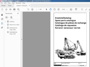 Liebherr LTM1220-5.2 Parts Manual Sn 045856 - PDF DOWNLOAD
