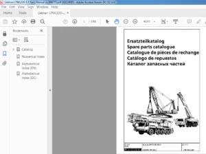 Liebherr LTM1220-5.2 Parts Manual Sn 094773 - PDF DOWNLOAD