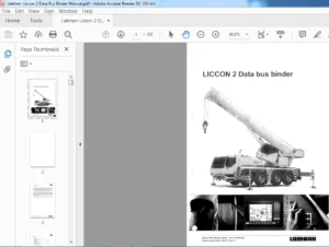 Liebherr Liccon 2 Data Bus Binder Manual - PDF DOWNLOAD