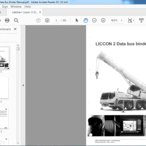 Liebherr Liccon 2 Data Bus Binder Manual - PDF DOWNLOAD
