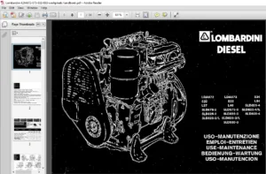 Lombardini LDA672 LDA673 Diesel Engine Service Manual  - PDF DOWNLOAD
