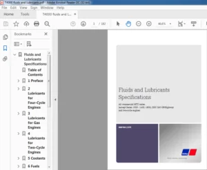 MTU Series 1000-1600 1800 Fluids & Lubricants Specifications Manual - PDF DOWNLOAD