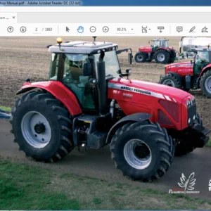Massey Ferguson MF8200 Series Tractor Workshop Manual - PDF DOWNLOAD