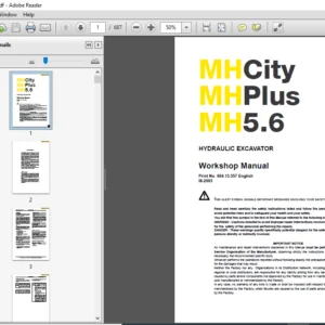New Holland MHCity MHPlus MH5.6  Hydraulic Excavator Service Repair Manual 604.13.557 - PDF DOWNLOAD