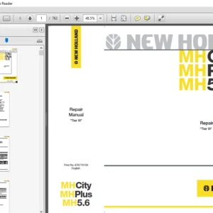 New Holland MHCity MHPlus MH5.6 Tier III Service Repair Manual 87677413 - PDF DOWNLOAD