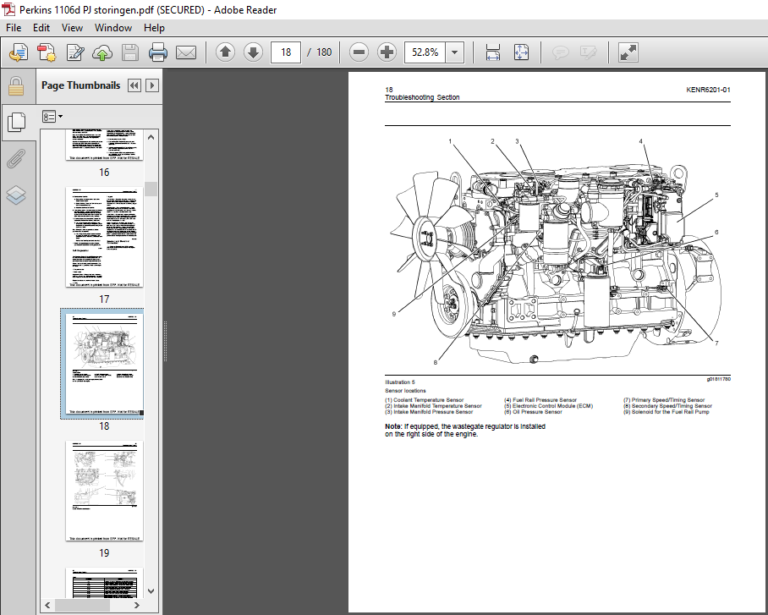 Perkins 1160D Electric Power Generation EPG Troubleshooting Workshop ...