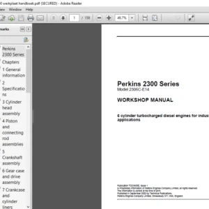 Perkins 2300 Series Workshop Manual - PDF DOWNLOAD