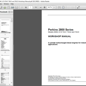 Perkins 2800 Series Workshop Manual - PDF DOWNLOAD