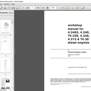 Perkins 4 2482,4 248,T4 236,4 236,4 212,T4 38 Diesel Engines Workshop Manual - PDF DOWNLOAD
