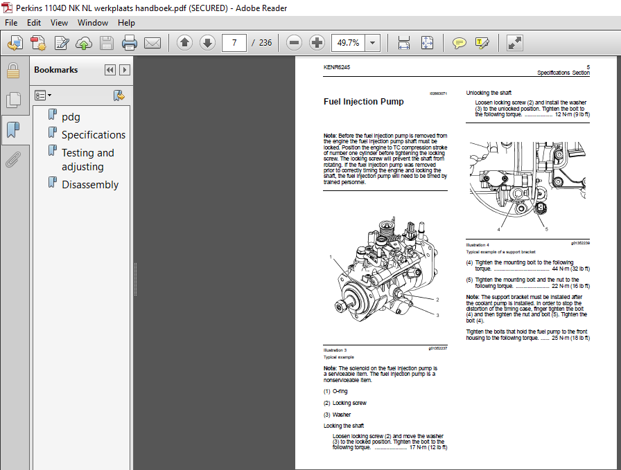 Perkins Engine 1104D EURO 3 80CV 100CV Repair Manual - PDF DOWNLOAD ...