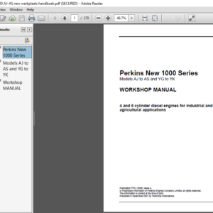 Perkins New 1000 Series Workshop Manual - HeyDownloads - Manual Downloads